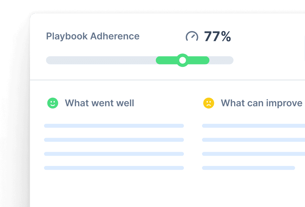 Instant feedback dashboard