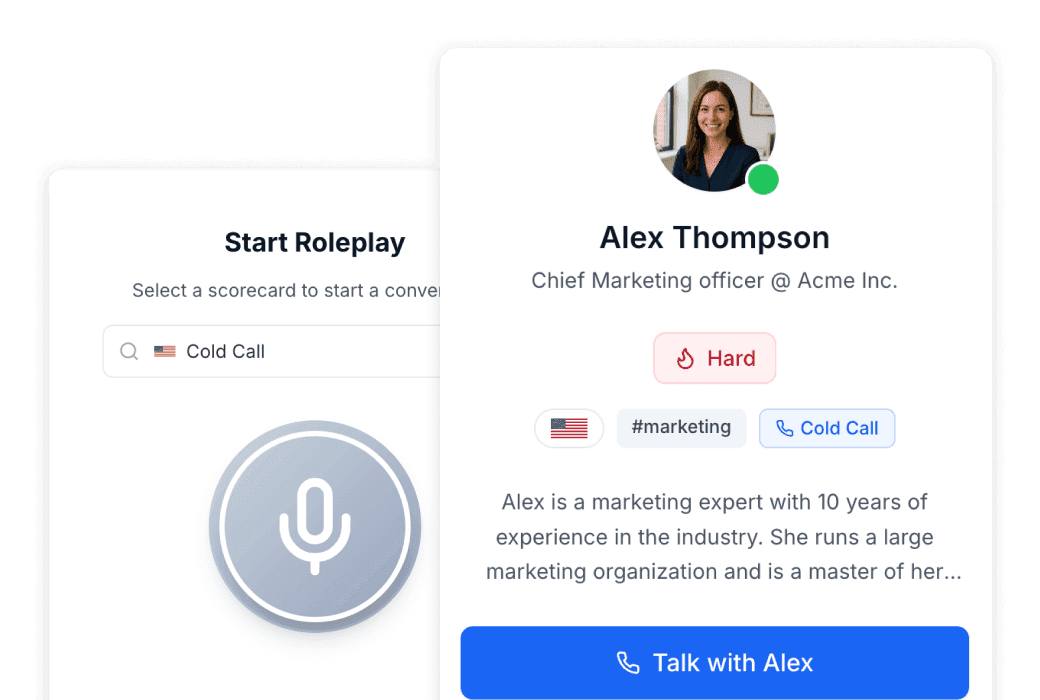 Roleplay live practice